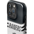 NFL Las Vegas Raiders White Striped iPhone 16 Pro Impact Case
